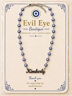 Kimberly Name Necklace in Blue